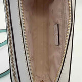 Kate Spade Staci Blue White Camera Bag Color Block Saffiano Leather Crossbody