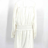 Rails Shawna Women's White Size L Shirt Cotton Dress