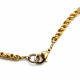 Alexis Bittar White Gold Tone Pendant Horn Lucite Necklace