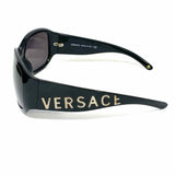 Versace Black Butterfly Logo embellished MOD 413-B Sunglasses