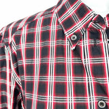 Isabel Marant Etoile Women's Red Black Size 38/6 Button Down Plaid Dress