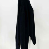 autumn cashmere Women's Black Size L High Low Cashmere Sweater
