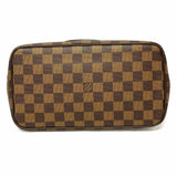 LOUIS VUITTON 2006 Saleya PM Coated Canvas Brown Zip Top Damier Ebene Tote