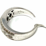 Estate size 7 .925 Sterling Silver Cubic Zirconia Ring