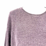 Tahari Women's Purple Size L Crew Cashmere Sweater