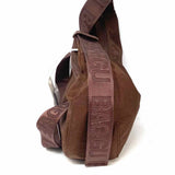 BAGGU Nylon Brown Crescent Crossbody