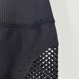 alo Open Air Short Women's Black Size L Mesh Shorts