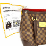 LOUIS VUITTON Hampstead PM Brown Damier Ebene Leather Made in Italy Satchel