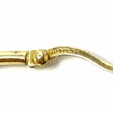.925 Sterling 18K Gold Plated Hoop 2 in Earrings