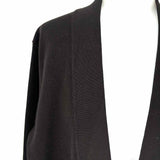 Karl Lagerfeld Women's Black Size S Long Open Front Cardigan