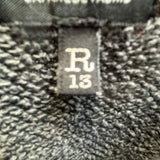 R13 Distorted Women's Gray Size M cold shoulder Sweater