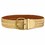 Banana Republic Gold Woven Leather Belt