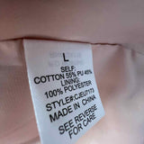 Elodie Women's Pink Size L Vegan Leather Moto Vest