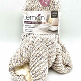 Lemon Women's Off-White Size s/m Slipper Socks