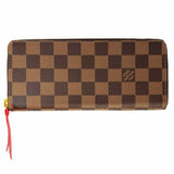 LOUIS VUITTON 2019 Clemence Zip Brown Monogram Wallet