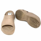 BALENCIAGA Croc Pool Women's Taupe Size 38/7.5 Platform Rubber Slide
