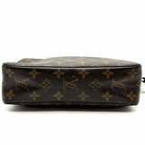 LOUIS VUITTON Vintage 1986 Trousse Toilette Brown Cosmetic Pouch Monogram Clutch