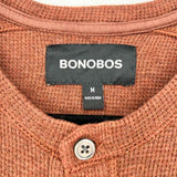 Bonobos Men's Brown Size M 1/4 Button Sweater