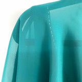 Alyce Women's Teal Size 22/L Mother of the Bride Sleeveless Ruffled Maxi Dress