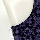 Lululemon Women's Black / Purple Size 6 Racerback Geometric Short Sleeve Top