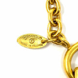 Chanel 1970-80's Vintage Faux Pearl Diamond Shape 24K Plated Gold 29" Necklace