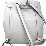 Kate Spade Gray Flap Color Block Pebbled Leather BackPack