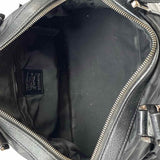 Burberry Nylon Black Boston Check Satchel