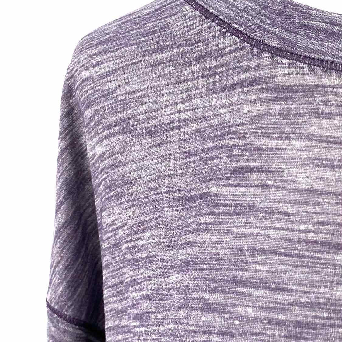 Lululemon Women's Purple Size S Lace-up heather Long Sleeve