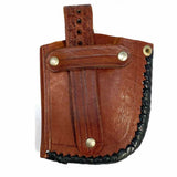 Brown Black Flap Western Leather Messenger Bag