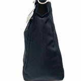 Gucci Vintage Nylon Black Zip Bamboo Top Handle Satchel