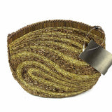 VANESSA Beaded Brown Half Dome Crossbody