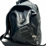 TUMI XL Black Leather Messenger Bag