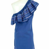 Parker Women's Navy Size S One Shoulder Dress