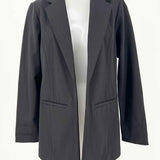 LIVERPOOL Women's Black Size XS Open Front Blazer