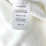 R13 Women's White Size XS Hoodie Graphic Sweater