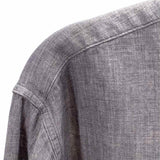 rag & bone Men's Gray Size M Button Down Linen Long Sleeve Shirt