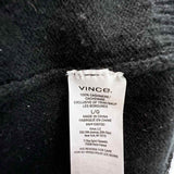 Vince Women's Black Size L Button Down Cashmere Cardigan