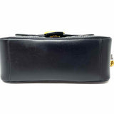 Gucci Marmont Top Handle Black Flap Quilted Leather Satchel