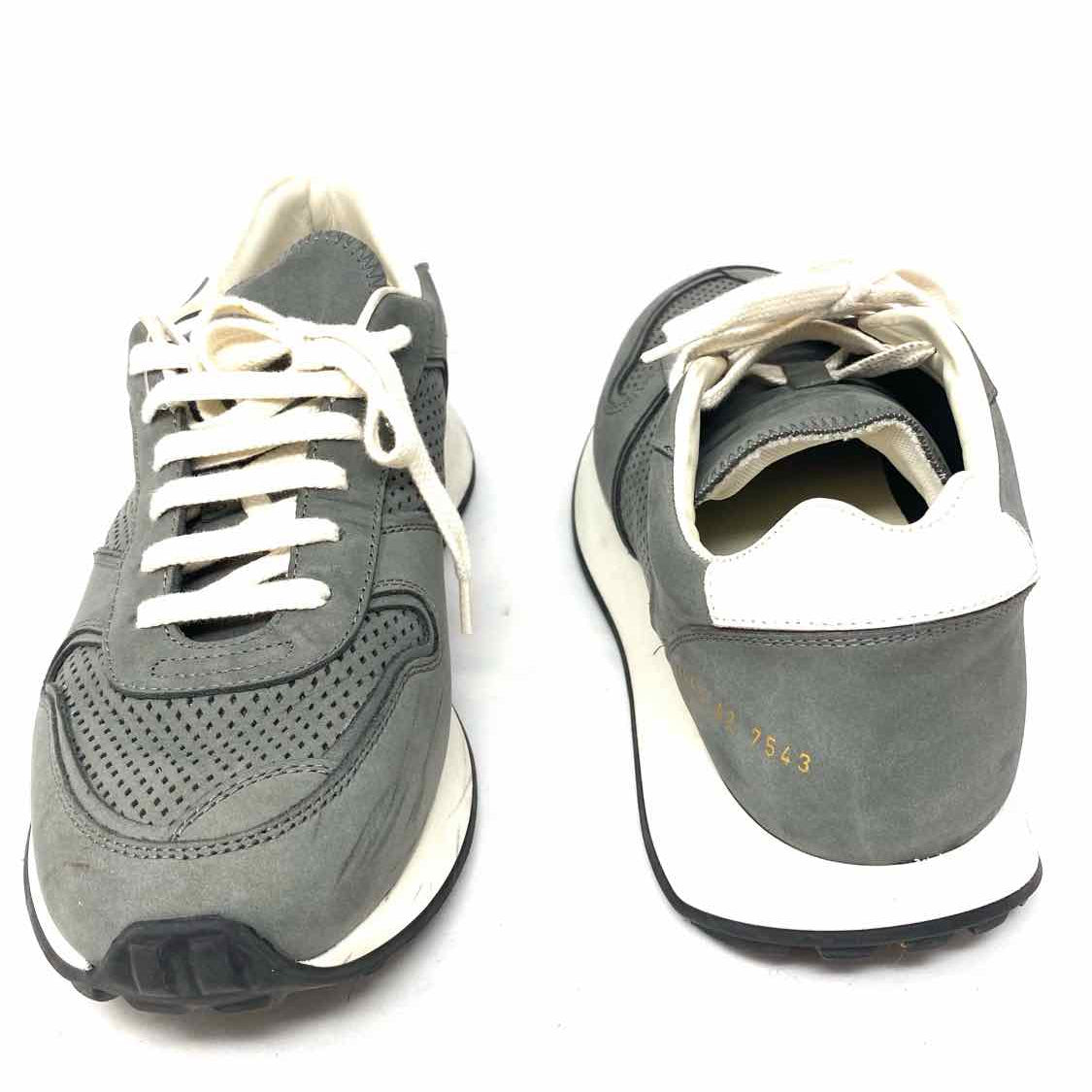 Common Projects Track Premium Gray Size 42/9 Suede Mesh Made in Italy Sneakers