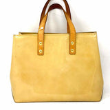 LOUIS VUITTON 2002 Reade PM Beige Mini Monogram Vernis Leather Tote w/ Wallet