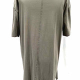 Eileen Fisher Women's Grey Green Size M Boatneck T-shirt