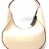 STELLA McCARTNEY Small Logo Hobo Cream Top Handle Made in Italy Shoulder Bag