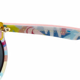 RETROSUPERFUTURE Light Pink Round Sunglasses