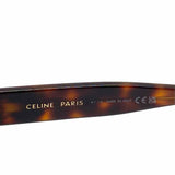 Celine Triomphe 09 Brown Square Tortoise Sunglasses w/ Wristlet Case