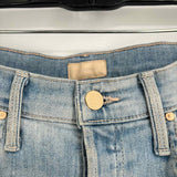 Mother The Tripper Ankle Women's Light Blue Size 26/2 Bootcut Acid Wash Jeans