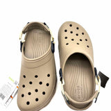 Croc Men's Taupe Shoe Size 10 Rubber Sandals