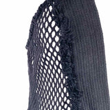 Ancient Kallos Women's Black Size M Sleeveless Fishnet Dress