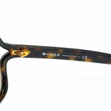 Vogue Brown Black Square Tortoise Made in Italy Sunglasses