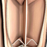 LOUIS VUITTON Clea Mahina Light Pink Compact Monogram Pebbled Leather Wallet