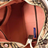 Burberry Blue Label Y2K Hobo Japanese Exclusive Canvas Pink Shoulder Bag
